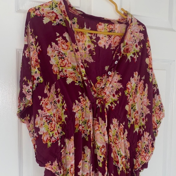 Floral Purple kaftan - Picture 2 of 6